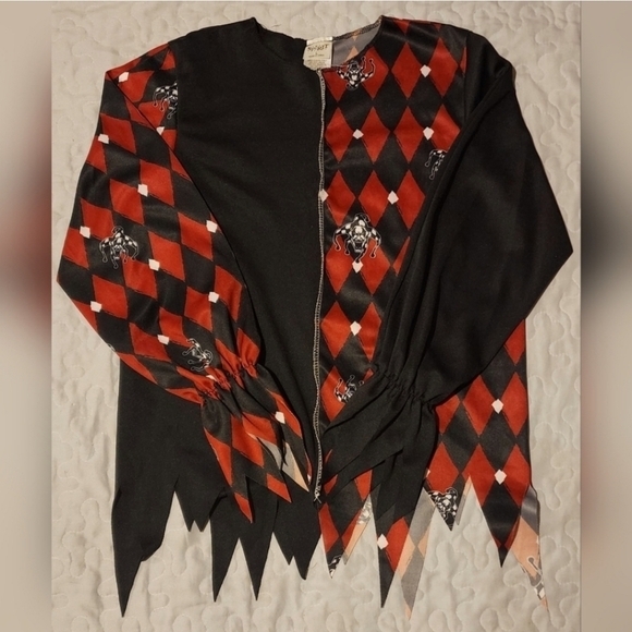 Kid's Spirit Halloween Sinister‎ Jester Costume - Size Large 10/12 - Picture 5 of 11